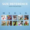 imageAir Frontier Mesh Dog Harness with and Reflective Dog Leash Set Reflective Stitching and Lightweight Breathable NoPull Design Adjustable Neck and Chest Straps for Small to Large Breeds  RDW MHarness Fuchsia Mesh
