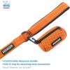 imageAir Frontier Mesh Dog Harness with and Reflective Dog Leash Set Reflective Stitching and Lightweight Breathable NoPull Design Adjustable Neck and Chest Straps for Small to Large Breeds  RDW MHarness Leash Set Orange Mesh