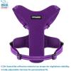 imageAir Frontier Mesh Dog Harness with and Reflective Dog Leash Set Reflective Stitching and Lightweight Breathable NoPull Design Adjustable Neck and Chest Straps for Small to Large Breeds  RDW MHarness Leash Set Purple Mesh