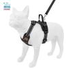 imageAir Frontier Mesh Dog Harness with and Reflective Dog Leash Set Reflective Stitching and Lightweight Breathable NoPull Design Adjustable Neck and Chest Straps for Small to Large Breeds  RDW MHarness Leash Set Camo Mesh