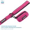 imageAir Frontier Mesh Dog Harness with and Reflective Dog Leash Set Reflective Stitching and Lightweight Breathable NoPull Design Adjustable Neck and Chest Straps for Small to Large Breeds  RDW MHarness Leash Set Fuchsia Mesh