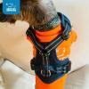 imageAir Frontier Mesh Dog Harness with and Reflective Dog Leash Set Reflective Stitching and Lightweight Breathable NoPull Design Adjustable Neck and Chest Straps for Small to Large Breeds  RDW MHarness Blue Mesh