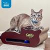 imageBest Pet Supplies Cat Scratcher Replacement Pads  Cardboard Cat Scratcher Pad Relieves Stress Supports Pet Behaviors 5 CountCatShape