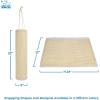 imageBest Pet Supplies Cat Scratcher Replacement Pads  Cardboard Cat Scratcher Pad Relieves Stress Supports Pet Behaviors 5 CountLog Cream