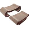 imageBest Pet Supplies Cat Scratcher Replacement Pads  Cardboard Cat Scratcher Pad Relieves Stress Supports Pet Behaviors 5 CountLounger I