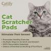 imageBest Pet Supplies Cat Scratcher Replacement Pads  Cardboard Cat Scratcher Pad Relieves Stress Supports Pet Behaviors 5 CountNarrow 4 Pack