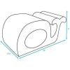 imageBest Pet Supplies Corrugated Cardboard Cat Scratcher Refill Pads Lounger and Fun Interactive Scratching Boards Claw Safe Durable Natural Recycled Materials Supports Active Play  CatShapeWhale