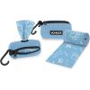 imageBest Pet Supplies Dog Poop Bag Holder Leash Attachment with 15 Bags Red Reusable Mesh Dispenser Pouch for Travel Walking Park and Outdoor Use Soft and Durable with ClipOnBaby Blue Mesh