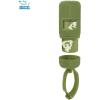 imageBest Pet Supplies Dog Poop Bag Holder Leash Attachment with 15 Bags Red Reusable Mesh Dispenser Pouch for Travel Walking Park and Outdoor Use Soft and Durable with ClipOnGreen Plastic