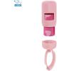 imageBest Pet Supplies Dog Poop Bag Holder Leash Attachment with 15 Bags Red Reusable Mesh Dispenser Pouch for Travel Walking Park and Outdoor Use Soft and Durable with ClipOnPink Plastic