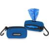 imageBest Pet Supplies Dog Poop Bag Holder Leash Attachment with 15 Bags Red Reusable Mesh Dispenser Pouch for Travel Walking Park and Outdoor Use Soft and Durable with ClipOnRoyal Blue Mesh