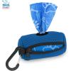 imageBest Pet Supplies Dog Poop Bag Holder Leash Attachment with 15 Bags Red Reusable Mesh Dispenser Pouch for Travel Walking Park and Outdoor Use Soft and Durable with ClipOnRoyal Blue Mesh