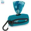 imageBest Pet Supplies Dog Poop Bag Holder Leash Attachment with 15 Bags Red Reusable Mesh Dispenser Pouch for Travel Walking Park and Outdoor Use Soft and Durable with ClipOnTurquoise Mesh