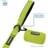 imageBest Pet Supplies Dog Poop Bag Holder Leash Attachment with 15 Bags Red Reusable Mesh Dispenser Pouch for Travel Walking Park and Outdoor Use Soft and Durable with ClipOnLime Green Mesh