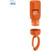 imageBest Pet Supplies Dog Poop Bag Holder Leash Attachment with 15 Bags Red Reusable Mesh Dispenser Pouch for Travel Walking Park and Outdoor Use Soft and Durable with ClipOnOrange Plastic