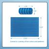 imageBest Pet Supplies Dog Poop Bags 150 Bags for Waste Refuse Cleanup Doggy Roll Replacements for Outdoor Puppy Walking and Travel Leak Proof and Tear Resistant Thick Plastic  Blue Strips