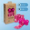 imageBest Pet Supplies Dog Poop Bags 150 Bags for Waste Refuse Cleanup Doggy Roll Replacements for Outdoor Puppy Walking and Travel Leak Proof and Tear Resistant Thick Plastic  OrangePink Heart