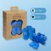 imageBest Pet Supplies Dog Poop Bags 150 Bags for Waste Refuse Cleanup Doggy Roll Replacements for Outdoor Puppy Walking and Travel Leak Proof and Tear Resistant Thick Plastic  OrangeBlue Unscented