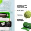 imageBest Pet Supplies Dog Poop Bags 150 Bags for Waste Refuse Cleanup Doggy Roll Replacements for Outdoor Puppy Walking and Travel Leak Proof and Tear Resistant Thick Plastic  OrangeGRS Green