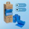 imageBest Pet Supplies Dog Poop Bags 150 Bags for Waste Refuse Cleanup Doggy Roll Replacements for Outdoor Puppy Walking and Travel Leak Proof and Tear Resistant Thick Plastic  OrangeBlue Unscented