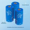 imageBest Pet Supplies Dog Poop Bags 150 Bags for Waste Refuse Cleanup Doggy Roll Replacements for Outdoor Puppy Walking and Travel Leak Proof and Tear Resistant Thick Plastic  OrangeBlue Unscented