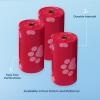 imageBest Pet Supplies Dog Poop Bags 150 Bags for Waste Refuse Cleanup Doggy Roll Replacements for Outdoor Puppy Walking and Travel Leak Proof and Tear Resistant Thick Plastic  OrangeRed