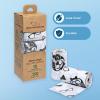 imageBest Pet Supplies Dog Poop Bags 150 Bags for Waste Refuse Cleanup Doggy Roll Replacements for Outdoor Puppy Walking and Travel Leak Proof and Tear Resistant Thick Plastic  OrangeWhite