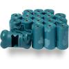 imageBest Pet Supplies Dog Poop Bags 150 Bags for Waste Refuse Cleanup Doggy Roll Replacements for Outdoor Puppy Walking and Travel Leak Proof and Tear Resistant Thick Plastic  OrangeTurquoise