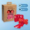 imageBest Pet Supplies Dog Poop Bags 150 Bags for Waste Refuse Cleanup Doggy Roll Replacements for Outdoor Puppy Walking and Travel Leak Proof and Tear Resistant Thick Plastic  OrangeRed
