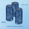 imageBest Pet Supplies Dog Poop Bags 150 Bags for Waste Refuse Cleanup Doggy Roll Replacements for Outdoor Puppy Walking and Travel Leak Proof and Tear Resistant Thick Plastic  OrangeLoyal Blue
