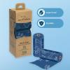 imageBest Pet Supplies Dog Poop Bags 150 Bags for Waste Refuse Cleanup Doggy Roll Replacements for Outdoor Puppy Walking and Travel Leak Proof and Tear Resistant Thick Plastic  OrangeLoyal Blue