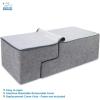 imageBest Pet Supplies Dog Stairs ampamp Steps  Foam Steps for Small Dogs ampamp Cats NonSlip Indoor Balanced Pet Step Support Dog Ramp No Assembly Brown Lattice Print Foldable 3Step 165inch HeightAsh Gray Linen