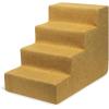 imageBest Pet Supplies Dog Stairs ampamp Steps  Foam Steps for Small Dogs ampamp Cats NonSlip Indoor Balanced Pet Step Support Dog Ramp No Assembly Brown Lattice Print Foldable 3Step 165inch HeightMustard