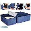 imageBest Pet Supplies Foldable Foam Pet Steps for Small Dogs and Cats Portable Ramp Stairs for Couch Sofa and High Bed Climbing NonSlip Balanced Indoor Step Support Paw Safe  Navy Blue 2Step