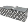 imageBest Pet Supplies Foldable Pet Stairs Cover for Foam Dog Ramps Replacement Slip with NonSlip Step Surface Plush and Soft Fabric Provides Paw Traction and Stability  Gray Linen 2StepGray Lattice Print