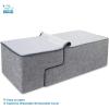 imageBest Pet Supplies Foldable Pet Stairs Cover for Foam Dog Ramps Replacement Slip with NonSlip Step Surface Plush and Soft Fabric Provides Paw Traction and Stability  Gray Linen 2StepGray Linen