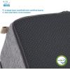 imageBest Pet Supplies Foldable Pet Stairs Cover for Foam Dog Ramps Replacement Slip with NonSlip Step Surface Plush and Soft Fabric Provides Paw Traction and Stability  Gray Linen 2StepGray Linen