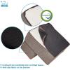 imageBest Pet Supplies Foldable Pet Stairs Cover for Foam Dog Ramps Replacement Slip with NonSlip Step Surface Plush and Soft Fabric Provides Paw Traction and Stability  Gray Linen 2StepBrown Linen