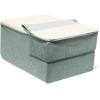 imageBest Pet Supplies Foldable Pet Stairs Cover for Foam Dog Ramps Replacement Slip with NonSlip Step Surface Plush and Soft Fabric Provides Paw Traction and Stability  Gray Linen 2StepPale Teal