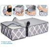 imageBest Pet Supplies Foldable Pet Stairs Cover for Foam Dog Ramps Replacement Slip with NonSlip Step Surface Plush and Soft Fabric Provides Paw Traction and Stability  Gray Linen 2StepGray Lattice Print