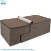 imageBest Pet Supplies Foldable Pet Stairs Cover for Foam Dog Ramps Replacement Slip with NonSlip Step Surface Plush and Soft Fabric Provides Paw Traction and Stability  Gray Linen 2StepBrown Linen