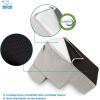 imageBest Pet Supplies Foldable Pet Stairs Cover for Foam Dog Ramps Replacement Slip with NonSlip Step Surface Plush and Soft Fabric Provides Paw Traction and Stability  Gray Linen 2StepSand