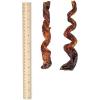 imageBest Pet Supplies GigaBite 12 Inch Halfcut All Natural Free Range Bully Sticks Dog Treat by  Pack of 106 Bully Skin Spiral