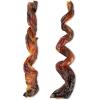 imageBest Pet Supplies GigaBite 12 Inch Halfcut All Natural Free Range Bully Sticks Dog Treat by  Pack of 106 Bully Skin Spiral