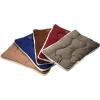 imageBest Pet Supplies Machine Washable Dog Crate Mat  DoubleSided Kennel Pad  Gray Linen M 30 x 19Burgundy Red