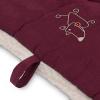 imageBest Pet Supplies Machine Washable Dog Crate Mat  DoubleSided Kennel Pad  Gray Linen M 30 x 19Burgundy Red