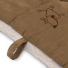 imageBest Pet Supplies Machine Washable Dog Crate Mat  DoubleSided Kennel Pad  Gray Linen M 30 x 19Light Brown Suede