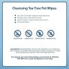 imageBest Pet Supplies Pet Wipes for Dogs  Dog Wipes Cleaning Deodorizing for Coats Ears Paws  Hydrating Aloe Vera 400 CountCleansing Tea Tree
