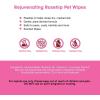 imageBest Pet Supplies Pet Wipes for Dogs  Dog Wipes Cleaning Deodorizing for Coats Ears Paws  Hydrating Aloe Vera 400 CountRejuvenating Rose Hip