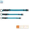 imageBest Pet Supplies Reflective Dog Collar with Adjustable Length HeavyDuty Buckle and Strong Leash DRing Training Walking Jogging Accessory for Small Medium and Large Breeds  Purple MTurquoise